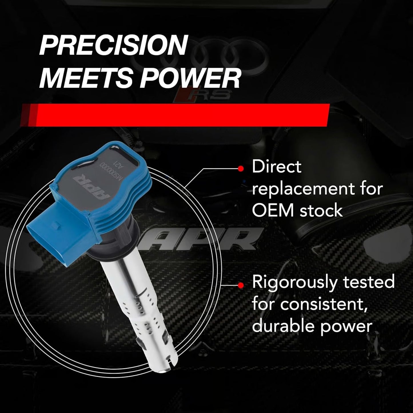 APR Ignition Coil & Spark Plug Kit (3.0T EA837 6-cylinder engines)
