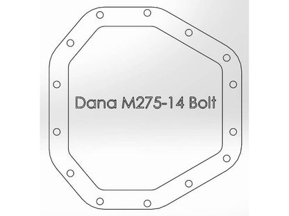 aFe Power Front/Rear Diff Cover Kit w/ Oil 17-22 Ford Diesel V8 (Dana Super 60 & Dana M275-14)
