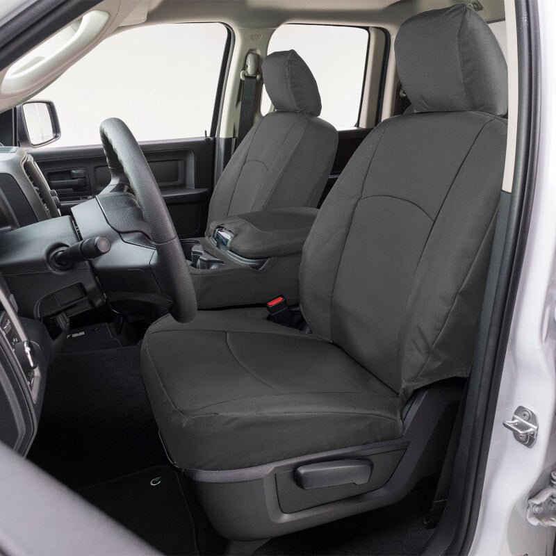Covercraft 23-25 Ford F250-F550 Endura PrecisionFit Custom Front Row Seat Covers - Charcoal/Charcoal GTF4432ABENCC