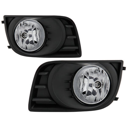 Spyder Toyota Sequoia 08-16 OEM Style Fog Lights w/OEM Fit Switch - Fog Bulbs-4145(Included) - Clear 5087133
