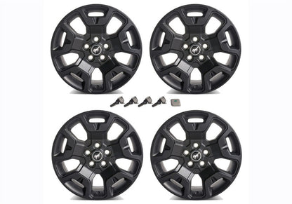 Ford Racing 2021+ Bronco Sport 17in Low Gloss Black Wheel Kit M-1007K-S17BSB