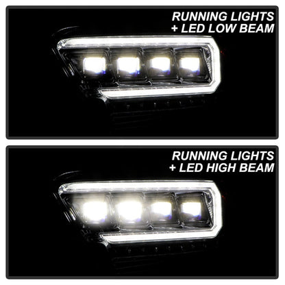 Spyder 16-20 Toyota Tacoma LED Model Only High-Power LED Headlights - Chrome PRO-YD-TT16LEDAP-C 5088383