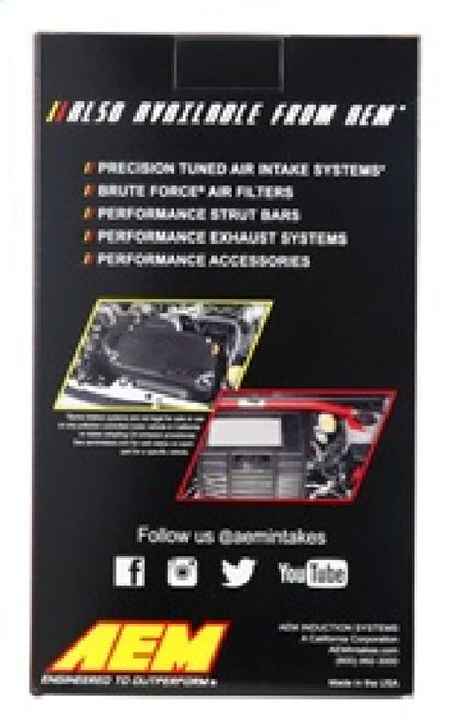 AEM Induction AEM DryFlow Air Filter Kit 4in x 7in DRYFLOW 21-2057DK