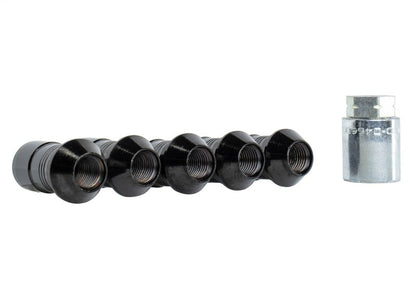 Ford Racing 2023+ Ford Bronco Raptor  M14 x 1.5 Black Security Lug Nut Kit - Set of 5 M-1A043-A5