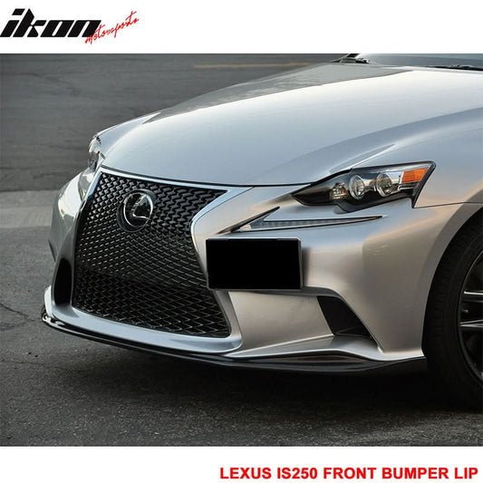 2014-2016 Lexus IS250 IS350 F-Sport SK Front Bumper Lip Carbon Fiber