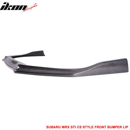 2015-2017 Subaru WRX STI CS Style Front Bumper Lip Real Carbon Fiber