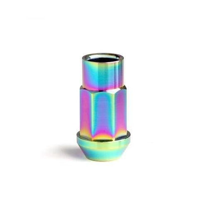 BLOX Racing 7-Sided Forged Ti Extended Lug Nut Set