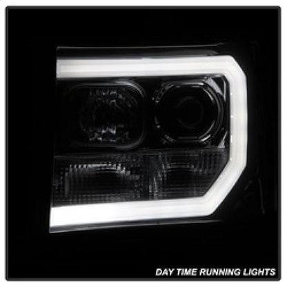 Spyder GMC Sierra 1500/2500/3500 07-13 V2 Projector Headlights - Smoke PRO-YD-GS07V2-LBDRL-SM 5083654