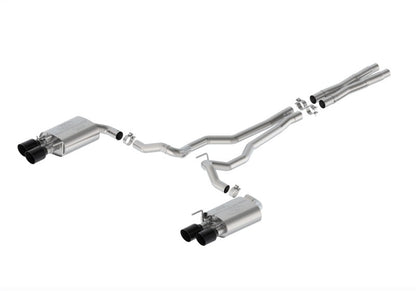 Ford Racing 2024 Mustang 5.0L Sport Active Cat-Back Exhaust - Black Tip M-5200-M5SB
