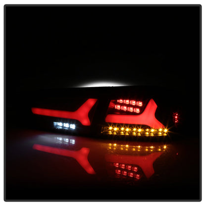 Spyder Mitsubishi Lancer/Evolution X 08-14 V2 LED Tail Lights - Black ALT-YD-ML08V2-SEQ-BK 5088130