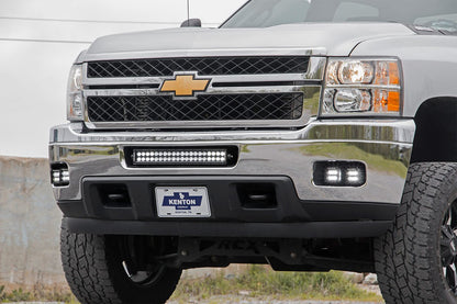 Chevrolet LED Fog Light Kit 11-14 Silverado HD Rough Country