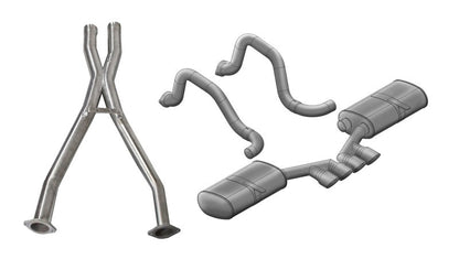 Corsa Performance 2.5" Dual Rear Exit Cat-Back Exhaust System with Twin 3.5" Tips