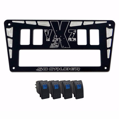 YXZ 1000R Custom CNC 4 Switch Dash Panel