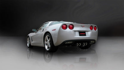 Corsa Performance Polished Sport Axle-Back Exhaust 05-08 Chevrolet Corvette C6 6.0L V8