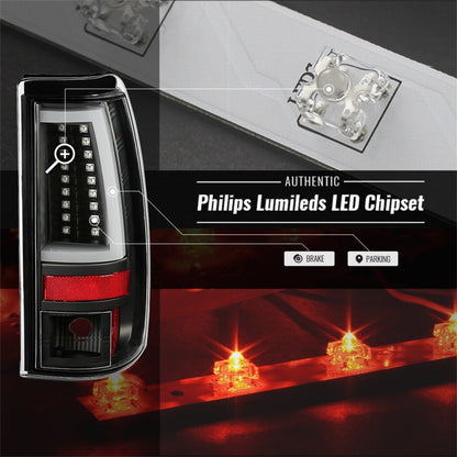 Spyder 03-06 Chevy Silverado - (Does Not Fit Stepside) LED Tail Lights - All Black ALT-YD-CS03V2-LED 5085849