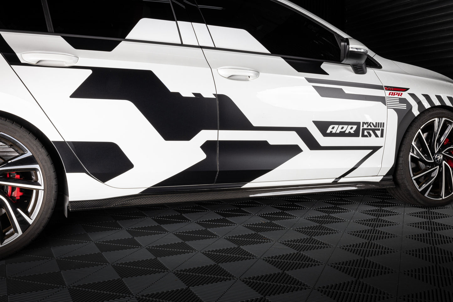 APR Carbon Fiber Side  Skirts (MK8 GTI)