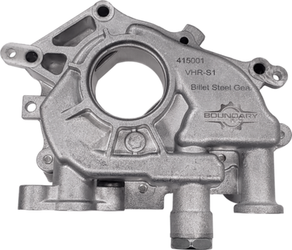 Boundary Nissan VQ 3.5L/3.7L VHR Oil Pump Assembly w/Billet Back Plate VQ-S1-VHR-BBP