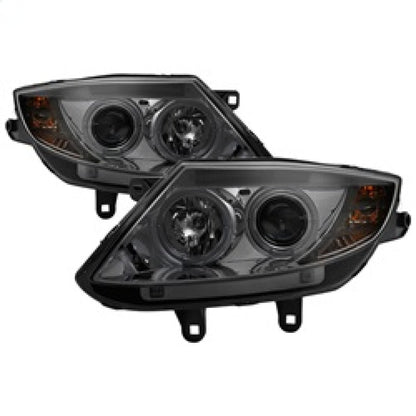 Spyder BMW Z4 03-08 Projector Headlights Halogen Model Only - LED Halo Smoke PRO-YD-BMWZ403-HL-SM 5017413