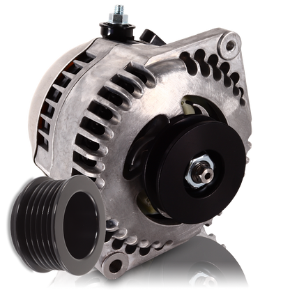 Mechman 170 Amp Racing Alternator 1965-1985 GM - Natural (Includes 2 Pulleys)
