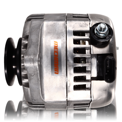 Mechman 170 Amp Racing Alternator 1965-1985 GM - Natural (Includes 2 Pulleys)