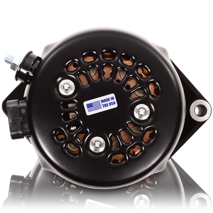 Mechman 170 Amp Racing Alternator 1965-1985 GM - Black (Includes 2 Pulleys)