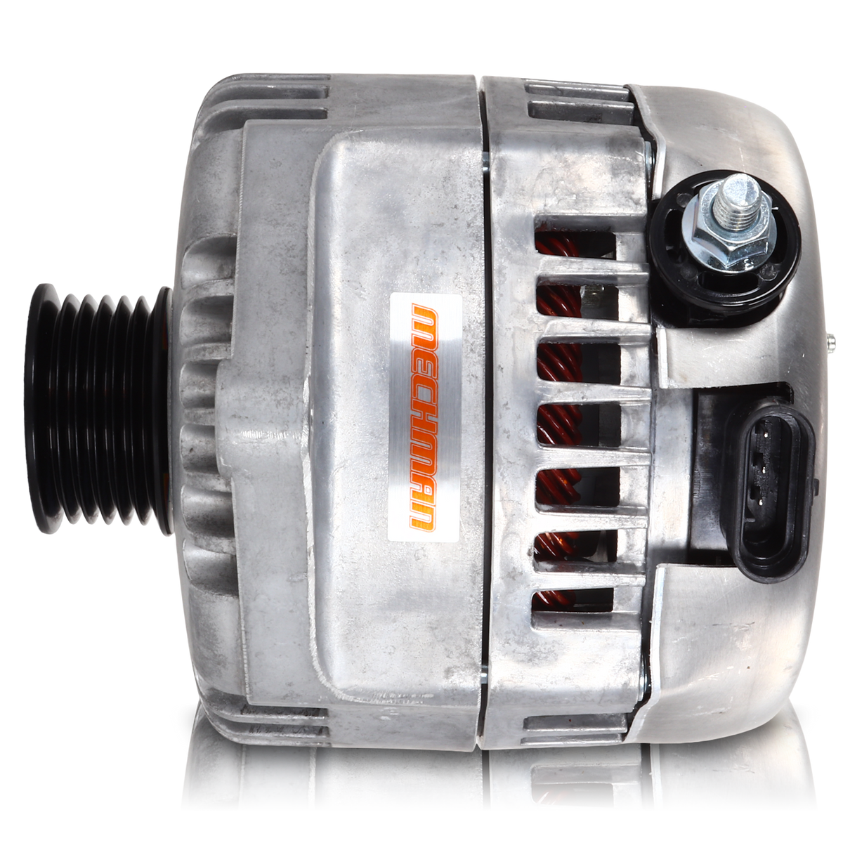 Mechman 240 Amp Racing Alternator 1965-1985 GM - Natural