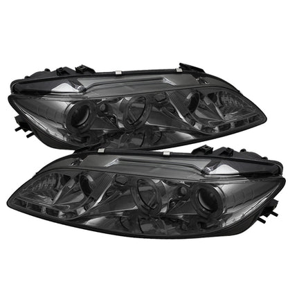 Spyder Mazda 6 03-05 With Fog Lights Projector Headlights LED Halo DRL Smke PRO-YD-M603-FOG-DRL-SM 5042545