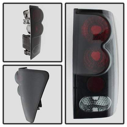 Spyder Nissan Titan 04-14 Euro Style Tail Lights Black Smoke ALT-YD-NTI04-BSM 5078223