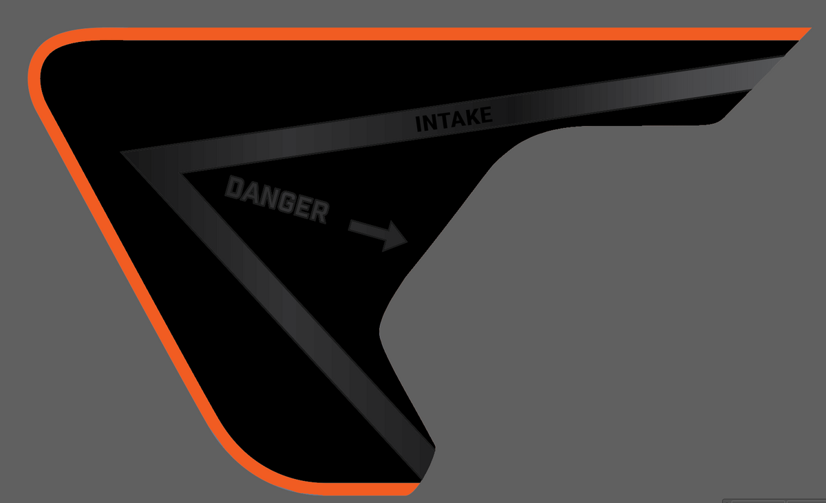 Printed Air Intake Rubicon Vent Decal- Fits Jeep Wrangler & Gladiator JL Fender Vent Decal-Pair