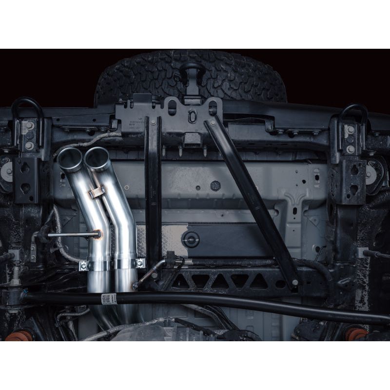 AWE Tuning 2022+ Ford Bronco Raptor 4WD Dual BashGuards Cat-Back SwitchPath Exhaust (No Tips)