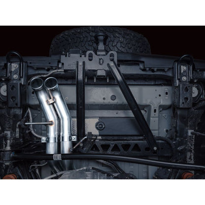 AWE Tuning 2022+ Ford Bronco Raptor 4WD Dual BashGuards Cat-Back SwitchPath Exhaust (No Tips)