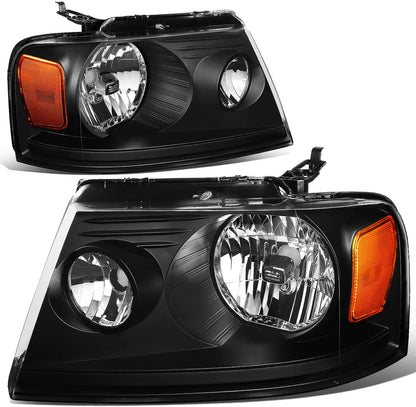 Dna Motoring Hlohf1504cham Headlight Assembly Driver And Passenger Side