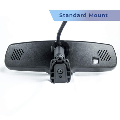 Master Tailgaters Rear View Mirror with Ultra Bright 4.5" Auto Adjusting Brightness LCD + HD 1080p DVR 360° Recorder - Universal Fit