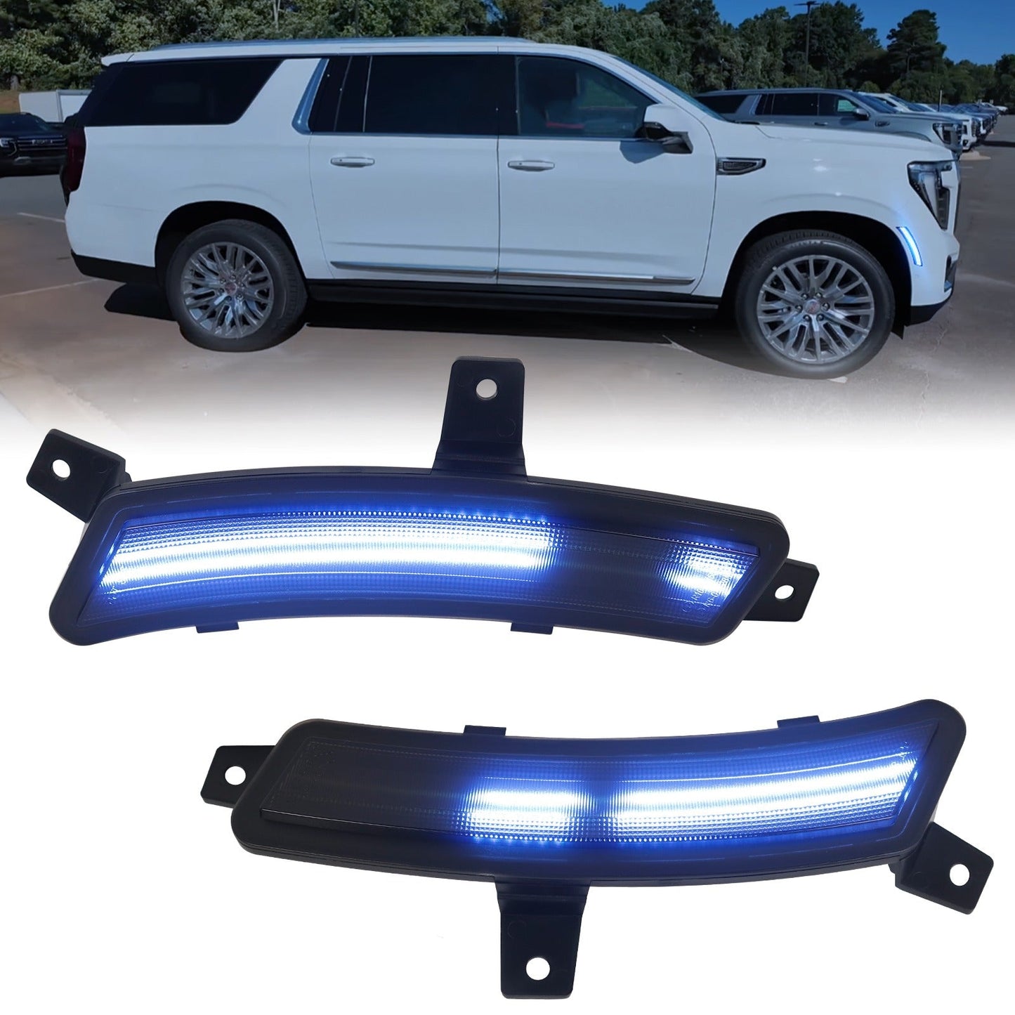 TAHOE/SUBURBAN/YUKON/ESCALADE 25-26 FRONT DYNAMIC SMOKED LED SIDE MARKERS