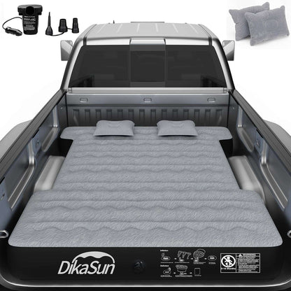 DikaSun 6-6.5ft Mid Size Truck Bed Air Mattress,Grey