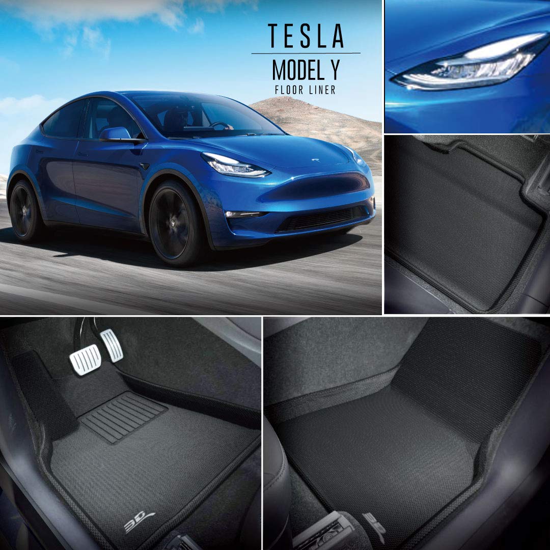 3D MAXpider Tesla Model Y 2020-2026 + Juniper All-Weather Floor Mats and Liners