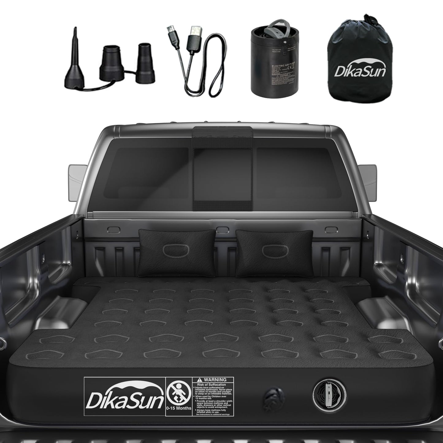 DikaSun Nissan 5.5-5.8ft | 6-6.5 ft  Truck Bed Air Mattress