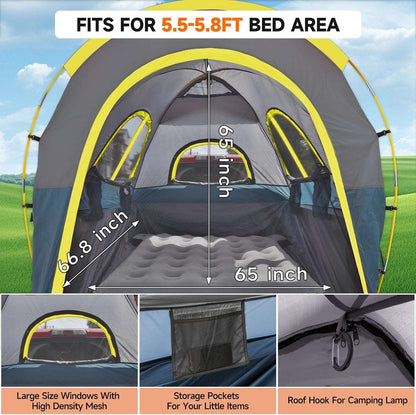 Umbrauto Truck Bed Tent PU3000mm Waterproof Pickup Truck Tents