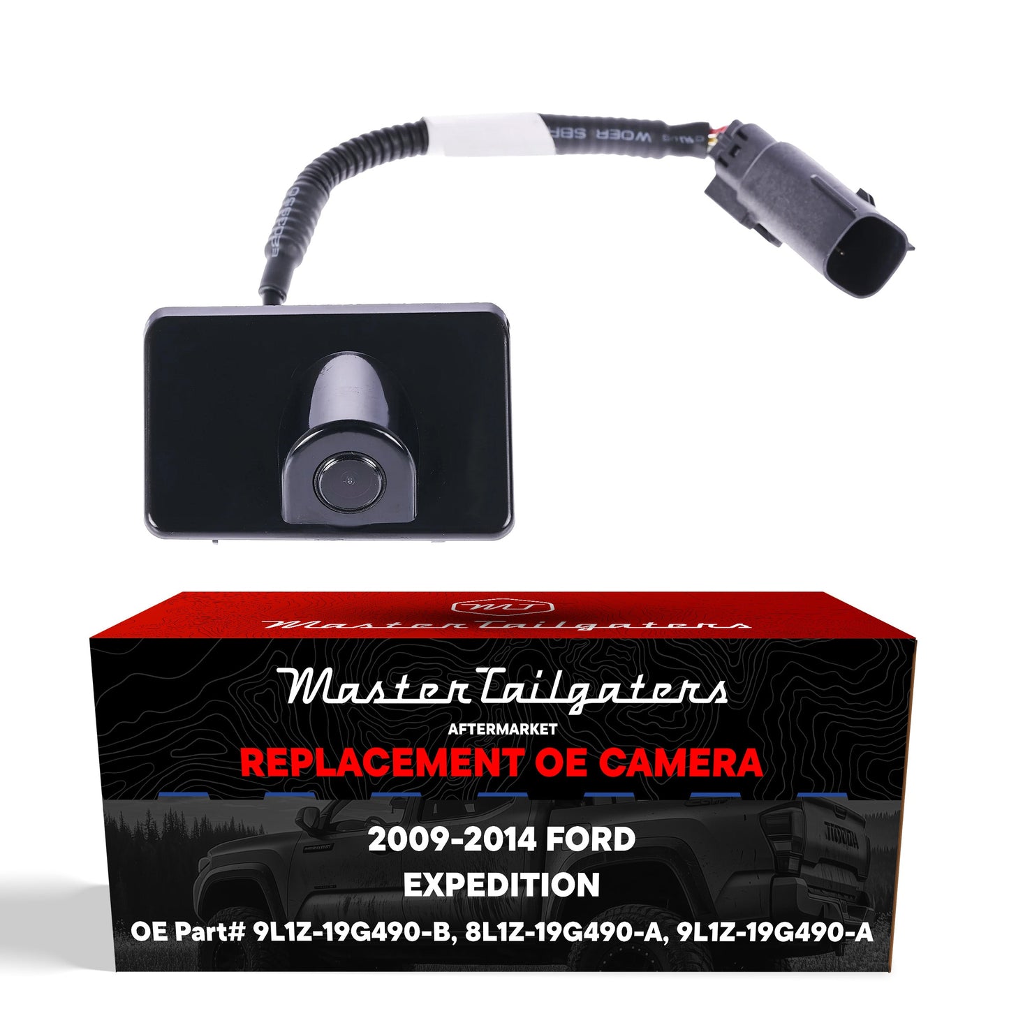 Ford Expedition (2009-2014) OEM Replacement Backup Camera OE Part # 8L1Z-19G490-A, 9L1Z-19G490-A, 9L1Z-19G490-B