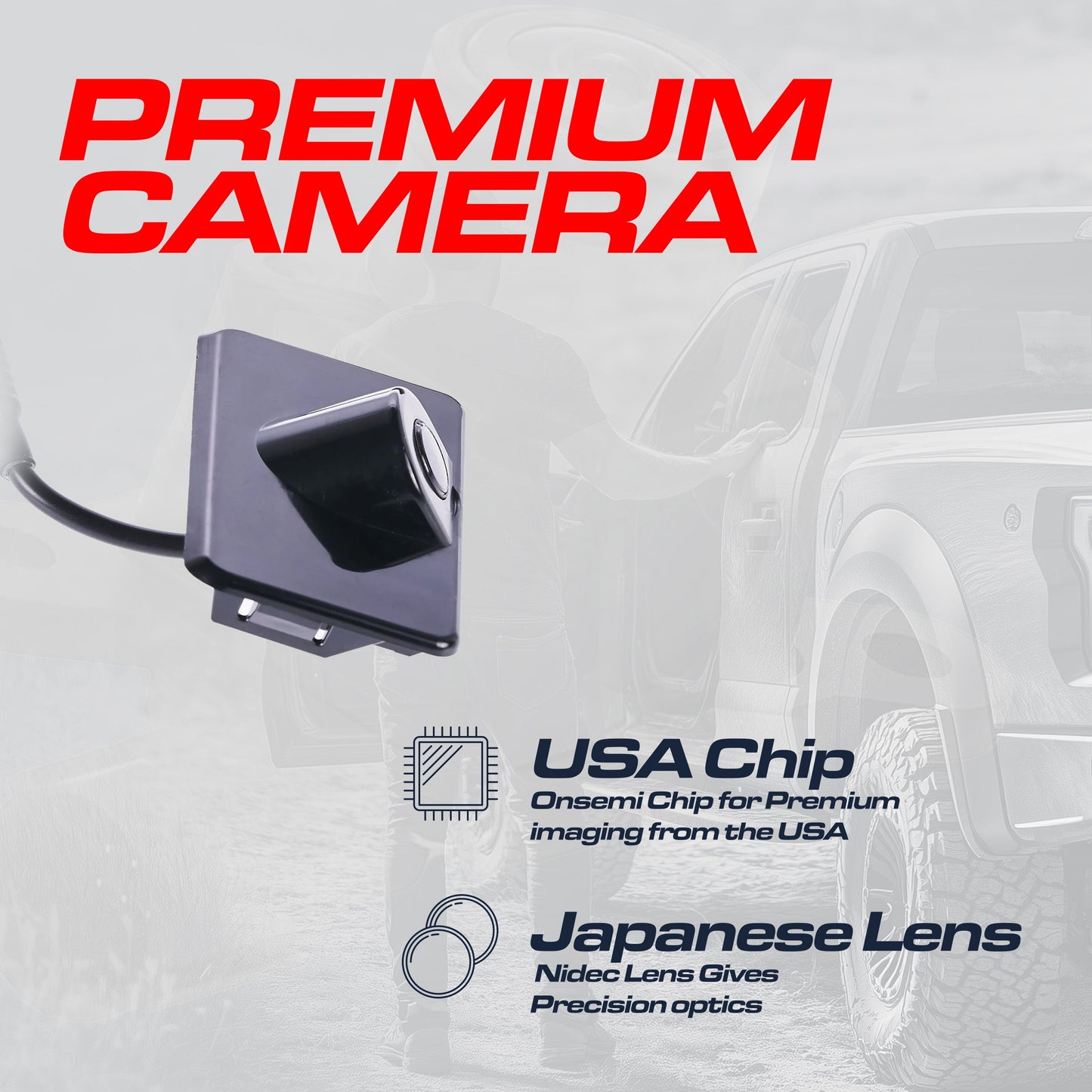 Ford Expedition (2009-2014) OEM Replacement Backup Camera OE Part # 8L1Z-19G490-A, 9L1Z-19G490-A, 9L1Z-19G490-B