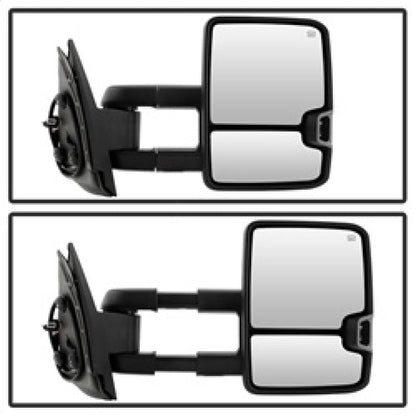 SPYDER xTune Chevy Silverado 07-13 Heated Amber LED Signal Mirrors Chrome MIR-CSIL07S-G3C-PWH-AM-SET 9936760