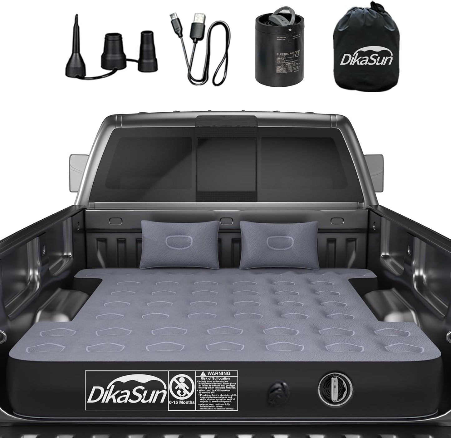 DikaSun Nissan 5.5-5.8ft | 6-6.5 ft  Truck Bed Air Mattress