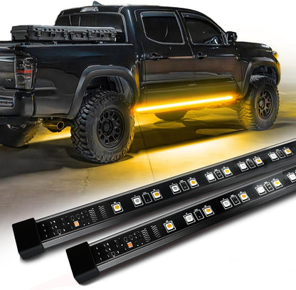 Sidekick Running Board 2PC Switchback LED Strip Kit