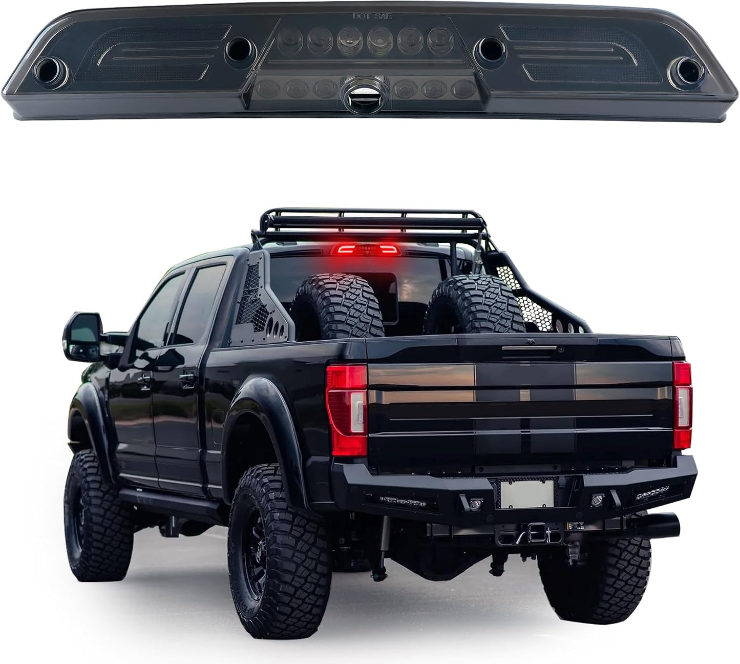 2015-2027+ Ford F150/Super Duty Smoked LED 3rd Brake Light
