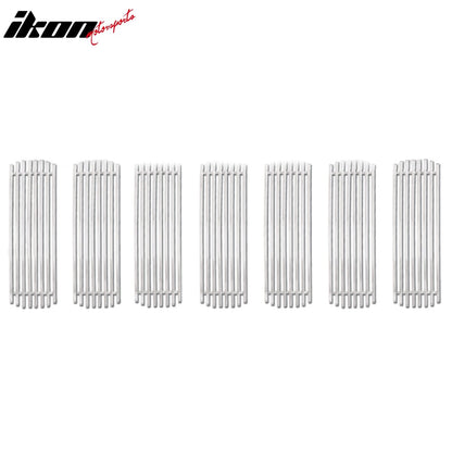 2007-2010 Jeep Compass Billet Style Upper Grill Insert Stainless Steel
