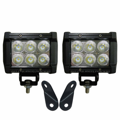 Polaris RZR 170 Pod Light Mounting Brackets