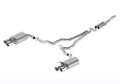 Ford Racing 2024 Mustang 2.3L Extreme Active Cat-Back Exhaust System Chrome Tips M-5200-M2EC