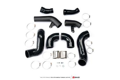 AMS Performance 09-21 Nissan GTR R35 OMEGA Turbo Kit 3in Lower Intercooler Pipes (OMEGA 11) ALP.07.14.0021-1