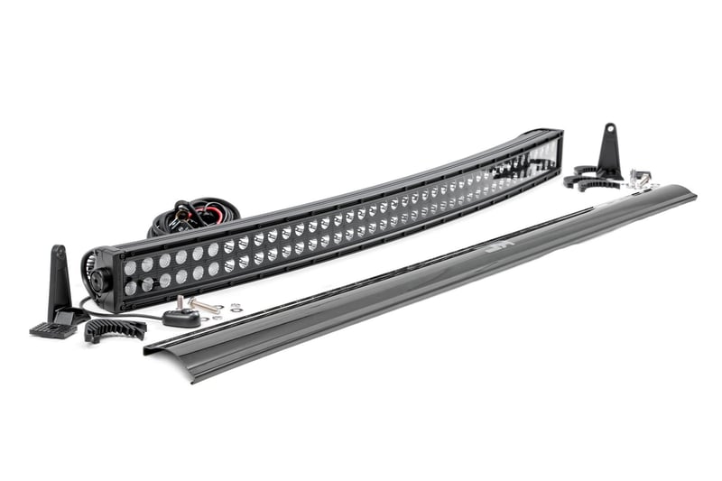40 Inch Curved CREE LED Light Bar Dual Row Black Series Rough Country