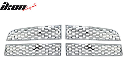 2009-2012 Dodge Ram Chrome Front Bumper Hood Upper Insert Grille ABS